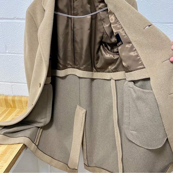 Canali Tan Coat 40R - Picture 6 of 16